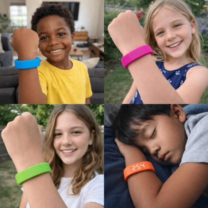 Bracelet réveil vibrant adapté aux adultes et aux enfants