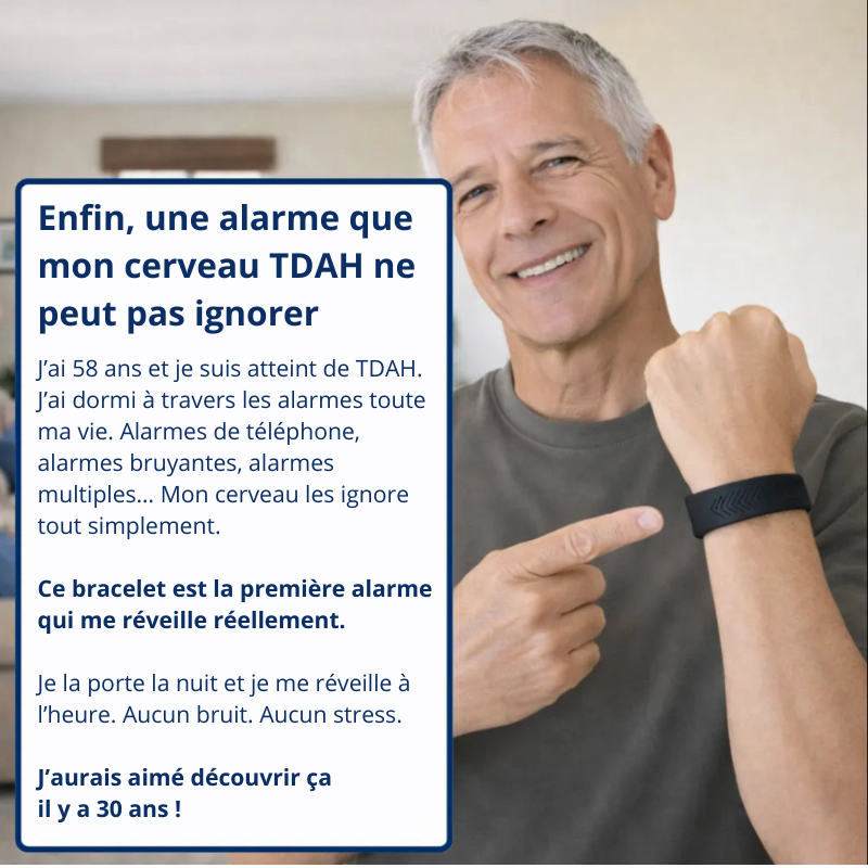 Bracelet réveil vibrant adapté aux adultes et aux enfants