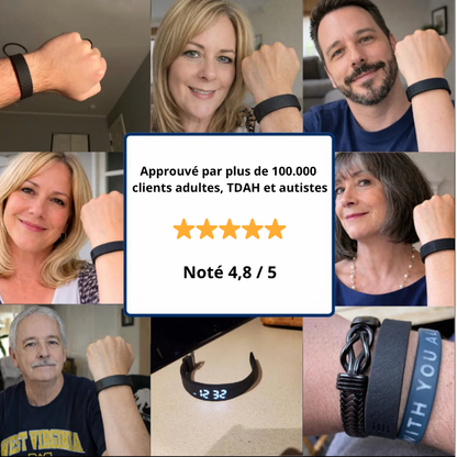 Bracelet réveil vibrant adapté aux adultes et aux enfants
